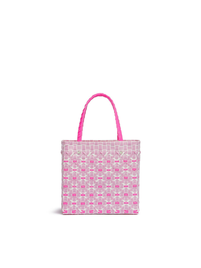 ブルー レッド MARNI MARKET Criss-Cross ミニ バスケットバッグ - ショッピングバッグ - Image 3