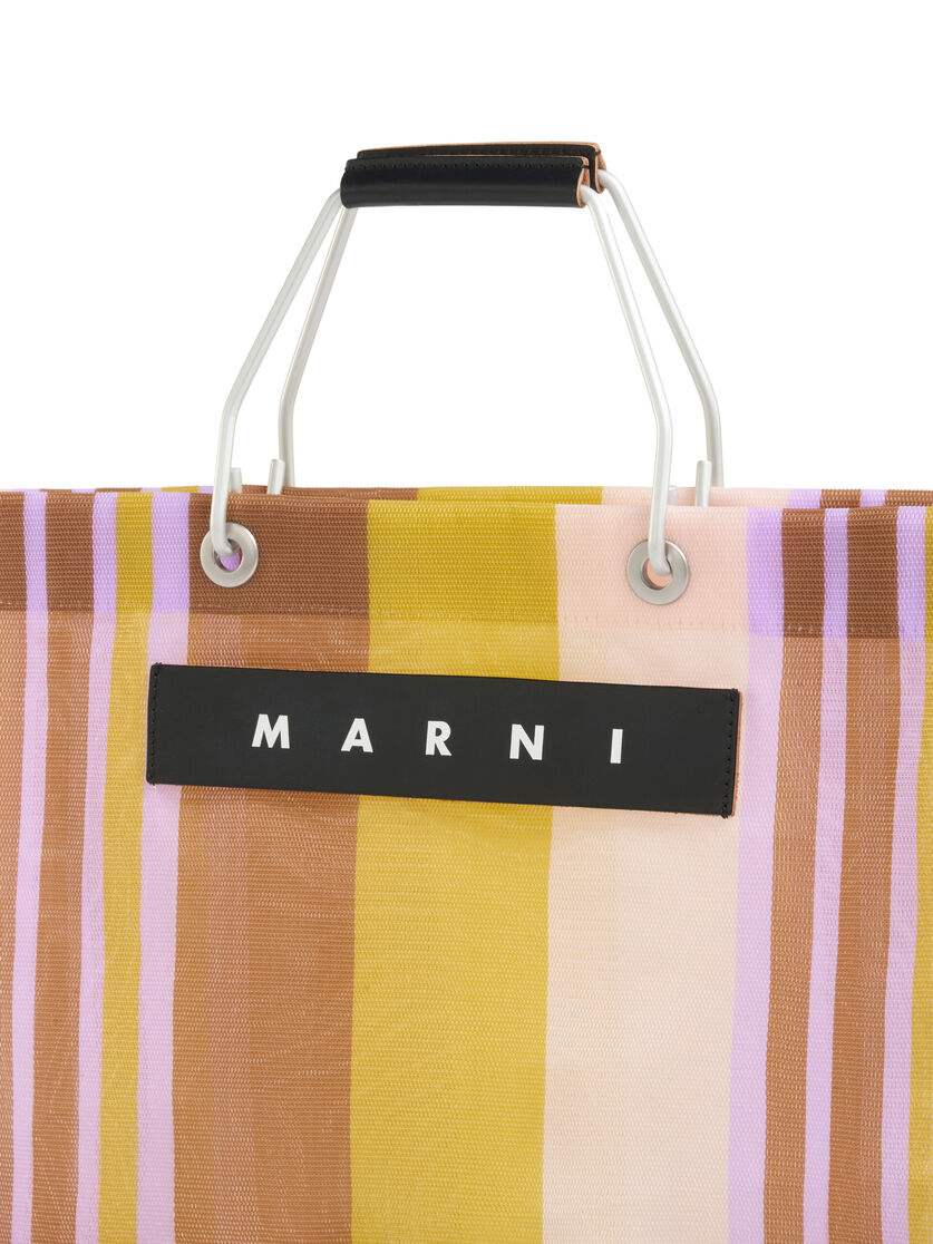 マルチカラーブルー MARNI MARKET STRIPE BAG - ショッピングバッグ - Image 4