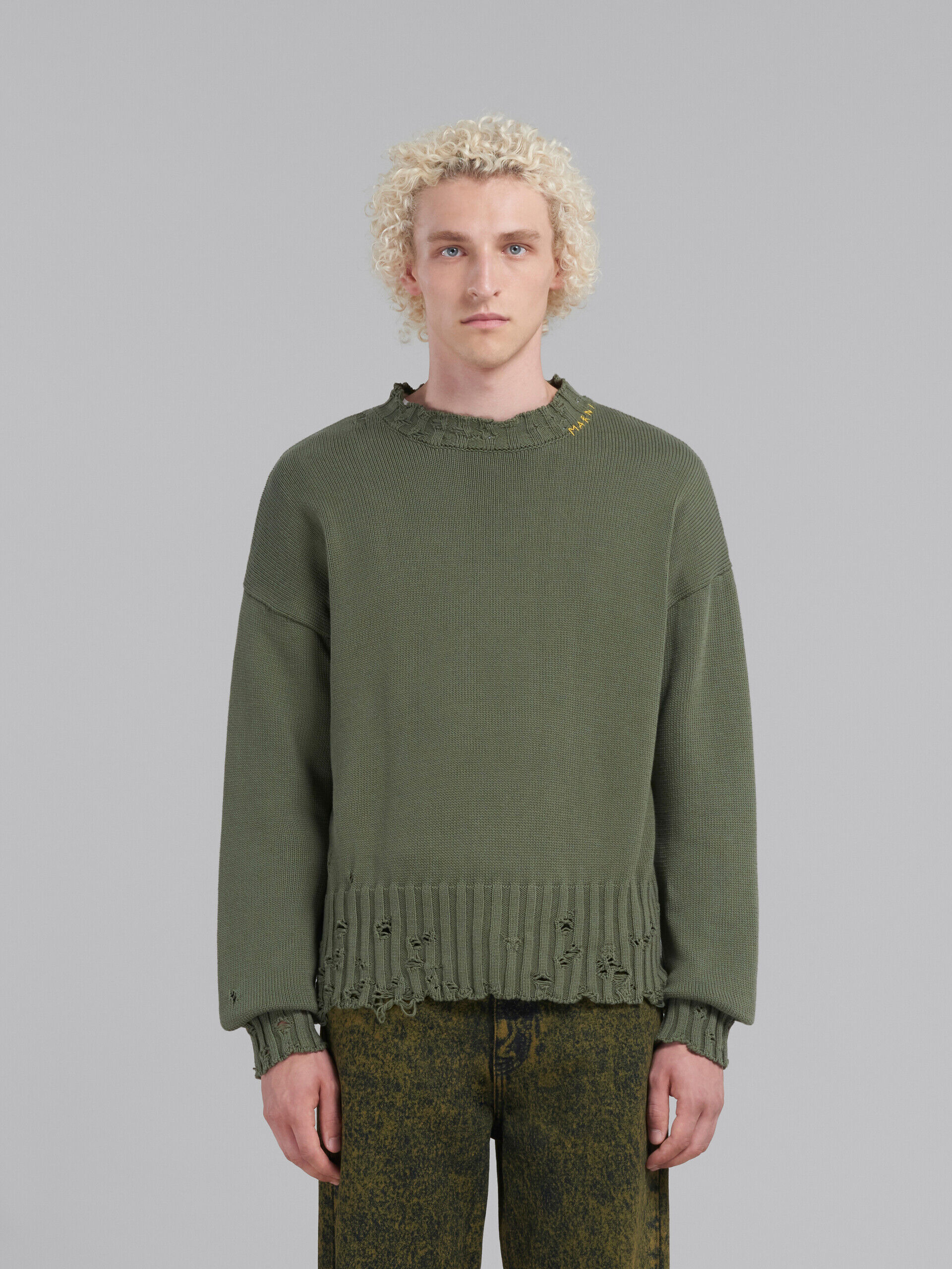 Cravatta Uomo John G Hardy In Cotone Verde, Strisce Multicolore, Prodotta In Italia - Foto 4