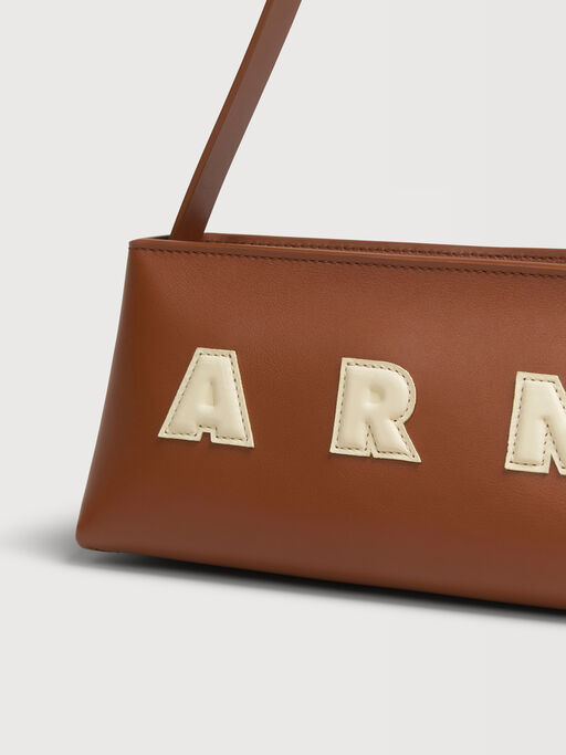 Borsa Museo in pelle marrone - Borse a spalla
