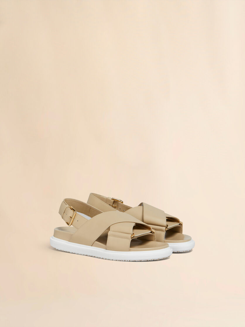 Brown leather Fussbett - Sandals - Image 2