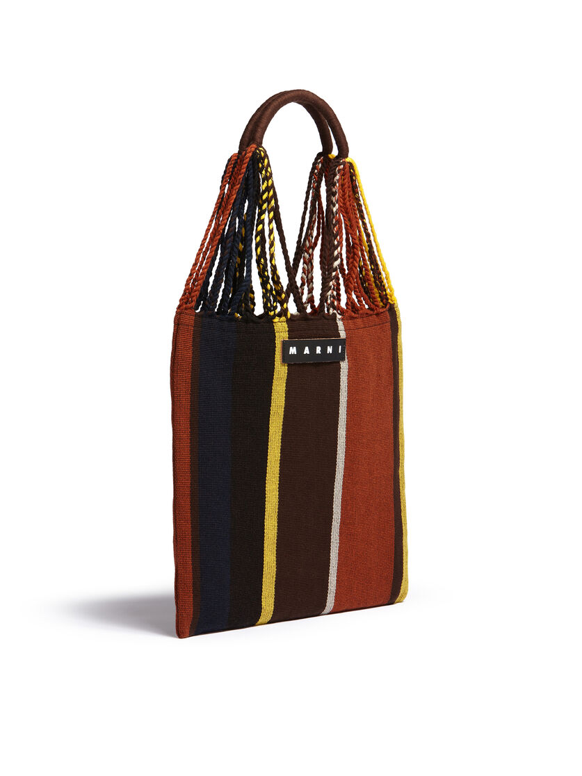 MARNI MARKET ポリエステル ショッピングバッグ ハンモック風ハンドル付き グレー/ターコイズ/レッド - ハンドバッグ - Image 2