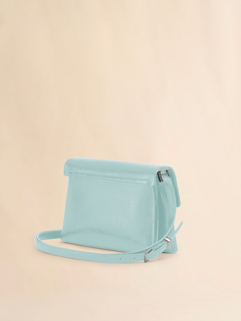 Black craquelé patent leather small Envelope bag - Shoulder Bags - Image 2