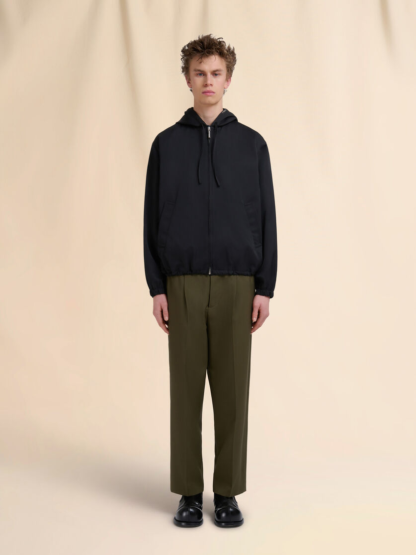 Black taffeta jacket with Marni Mending - Jackets - Image 2