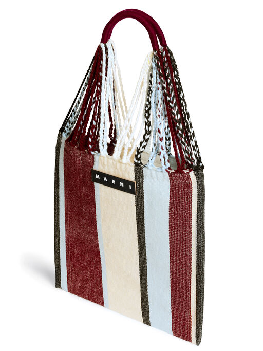ブラウン（ブルーバーガンディ） MARNI MARKET HAMMOCK BAG - ハンドバッグ