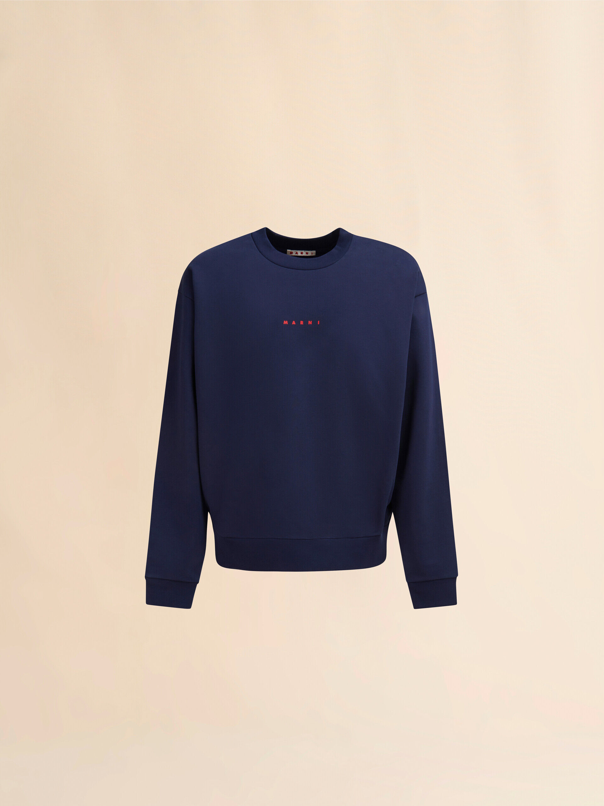MARNI ホワイト ロゴプリント トレーナー MARNIマルニ ロゴプリントスウェットトレーナー