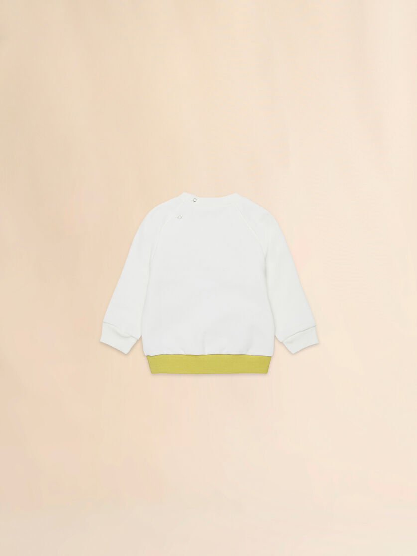 Off-white cotton sweatshirt with Robottini print - Sweaters - Image 2