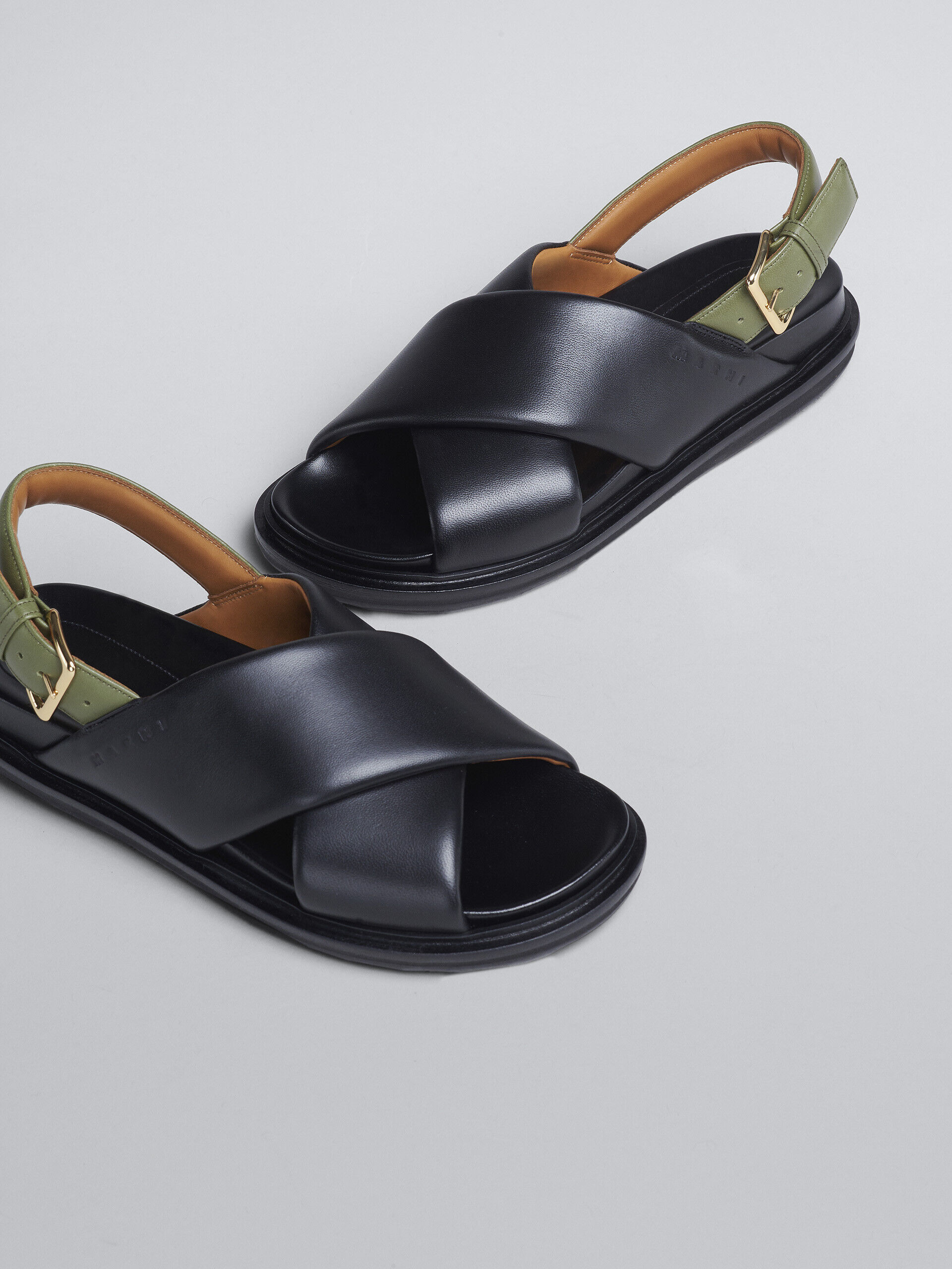 Marni 263176 Womens Fussbett Platform Sandals Black/Pink Size 39 M | eBay