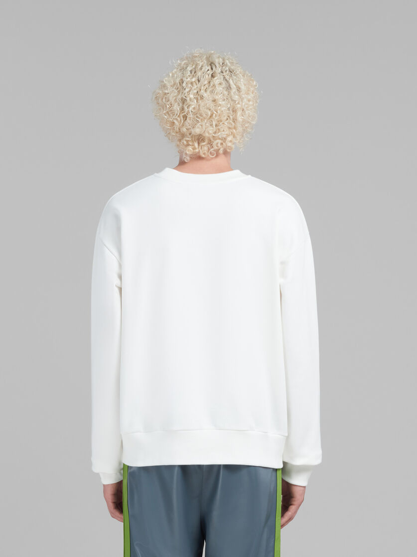 로고 장식 캔디 핑크 스웨트 셔츠 - 스웨터 - Image 3