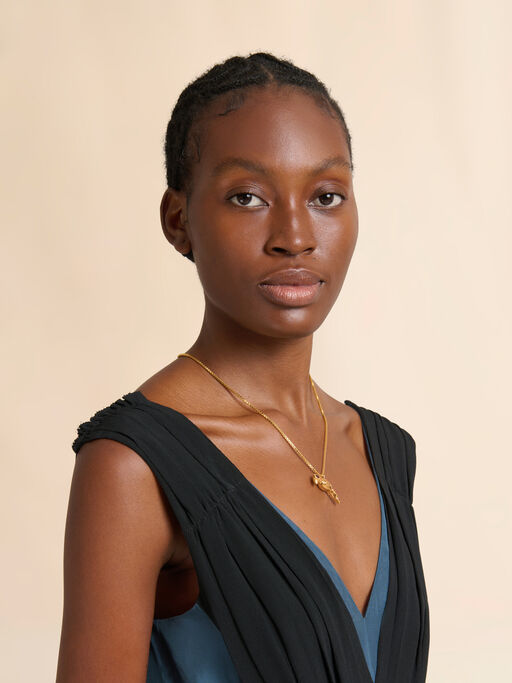 Collier avec pendentif perroquet - Colliers