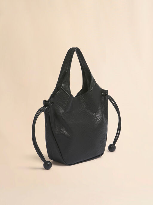 Black leather Trunkaroo Soft small tote bag - Shoulder Bags