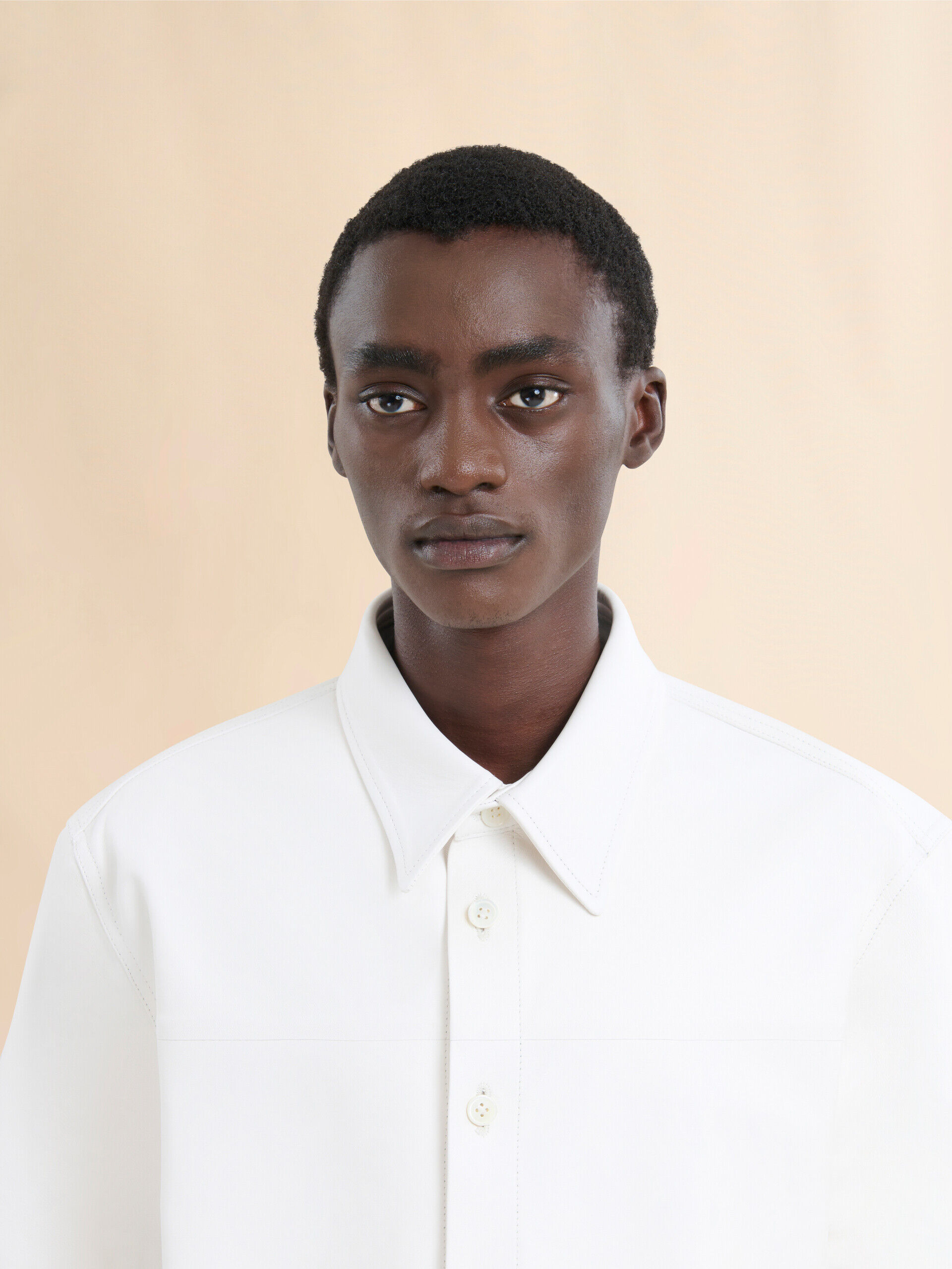 ★MARNI★ Crewneck Short Sleeve T-Shirt White THJE0263P1USCS White organic cotton T-shirt with Mini logo Marni | Marni