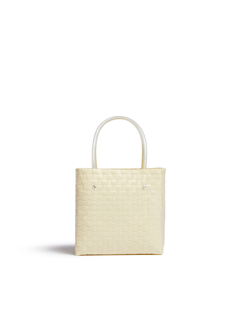 Yellow and brown MARNI MARKET ANIMAL BASKET bag - Shopping Bags - Image 3