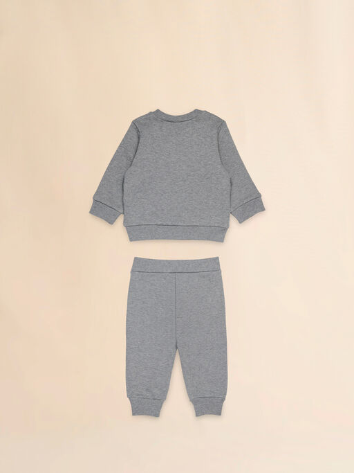 Gray fleece tracksuit set - Pants