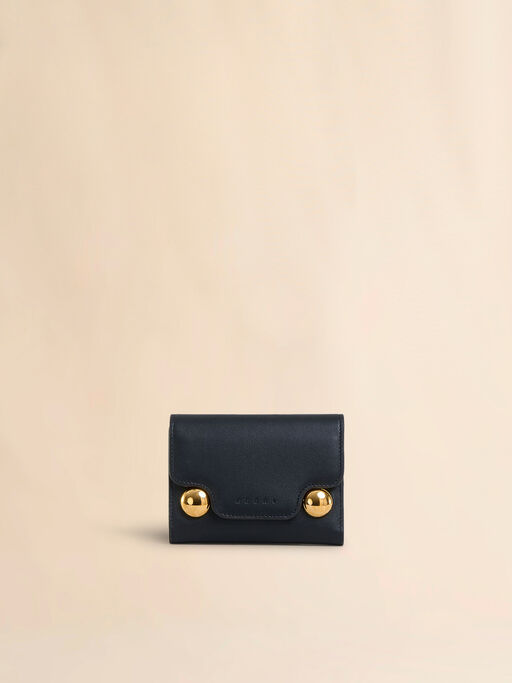 Black leather Trunkaroo trifold wallet - Wallets