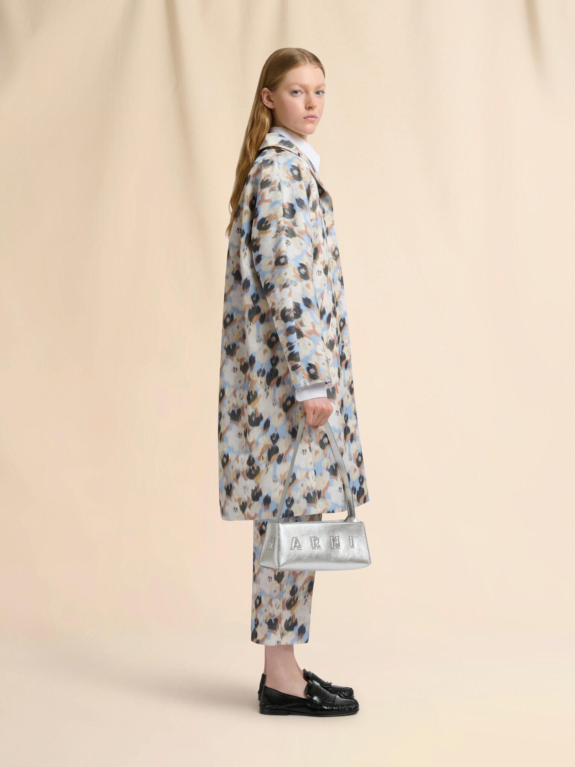 シルバー レザー製 Museo バッグ | Marni