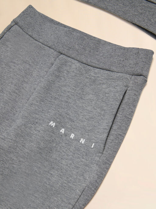 Gray fleece tracksuit set - Pants