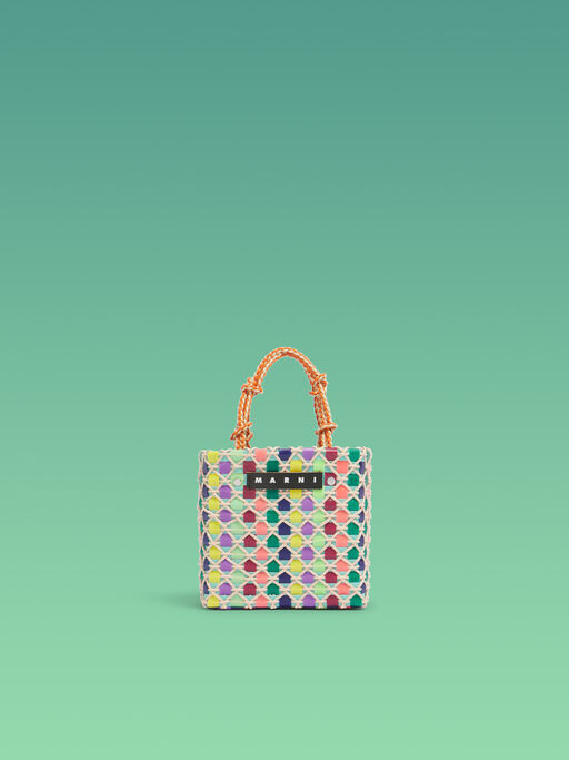 レイン MARNI MARKET CAKE BASKET MINI - ショッピングバッグ