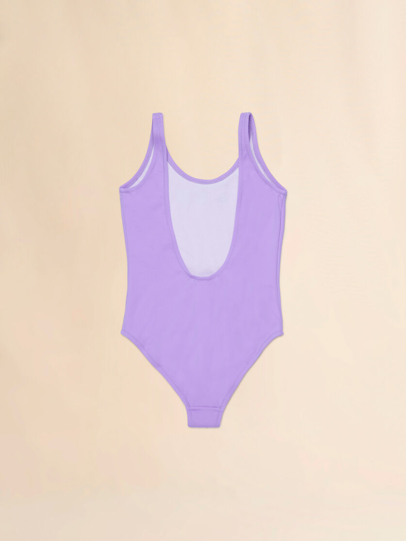 Purple nylon swimsuit with Marni print, Image 2