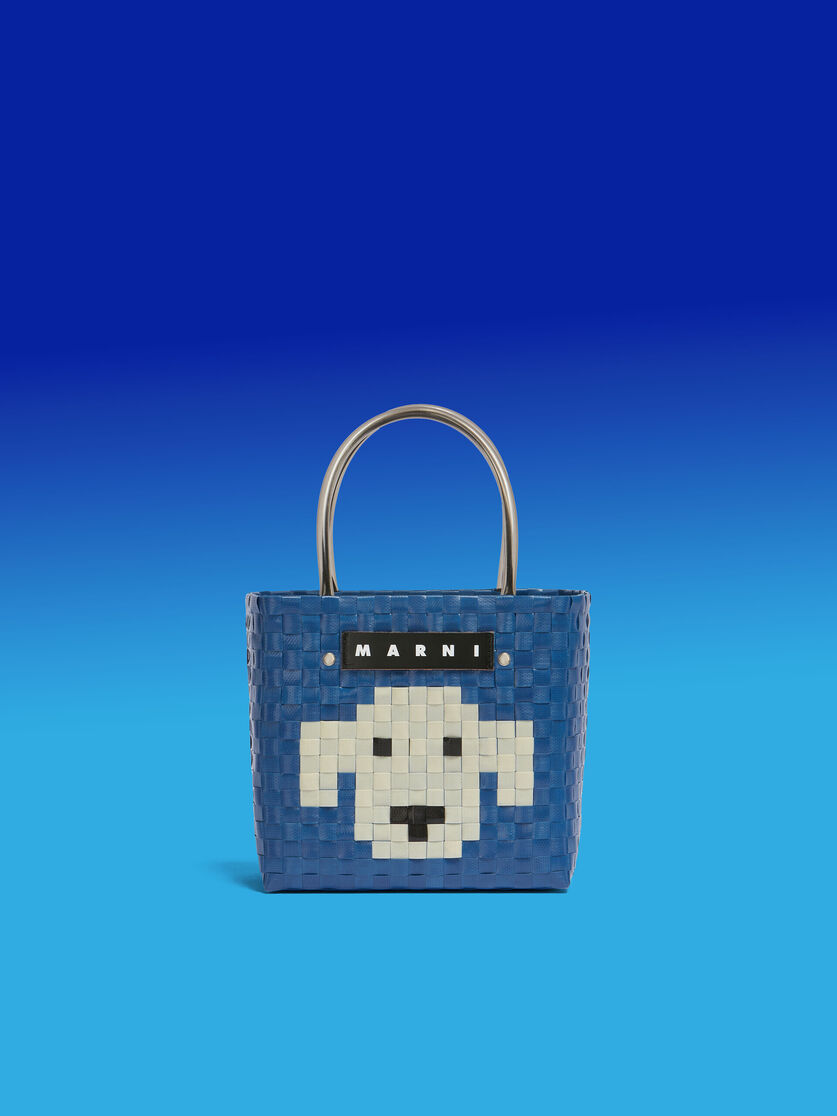 MARNI MARKET ANIMAL BASKET Tasche in Hellrosa - Shopper - Image 1