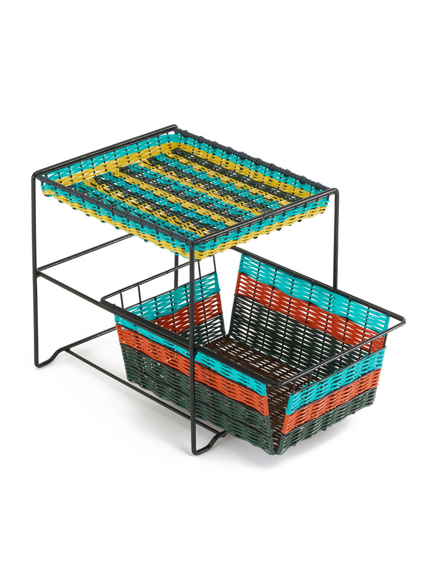 ライトブルー Marni Market 2層式バスケットユニット - ファニチャー - Image 3