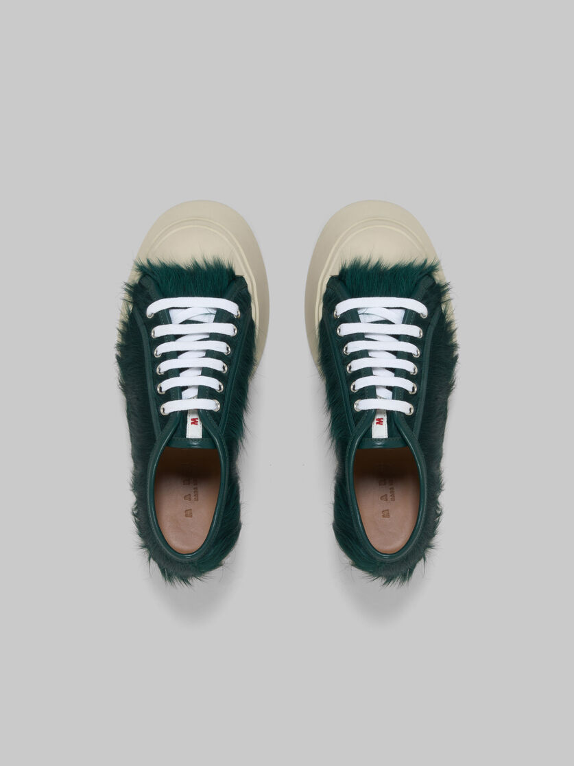 Fuchsia long-hair calfskin Pablo lace-up sneaker - Sneakers - Image 4
