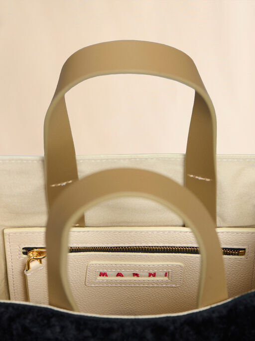 ブラック  SHEARLING MENDING MUSEO MINI - ショッピングバッグ