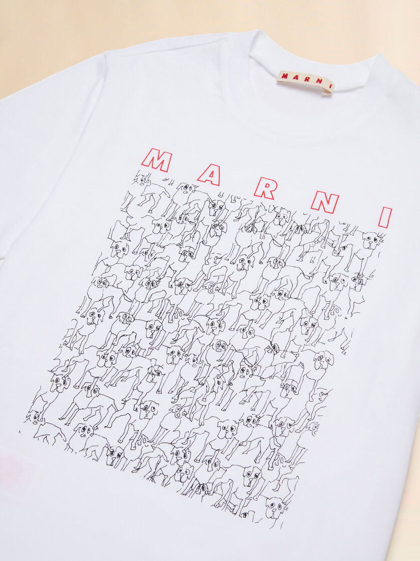 White T-shirt with Joy print - T-shirts - Image 3