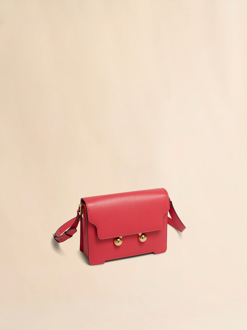 Blue leather Trunkaroo medium shoulder bag - Shoulder Bags - Image 4