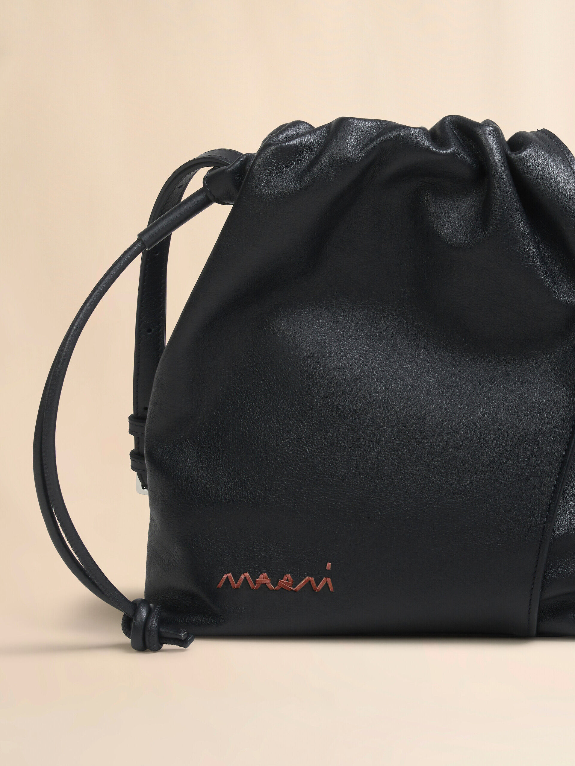 MARNI マルニ クラッチバッグ 黒x茶 - 2108425A0237 MARNI クラッチバッグ