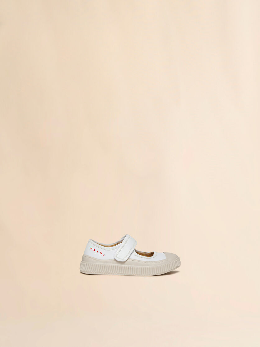 White leather Pablo Mary Jane sneaker - Sneakers - Image 1