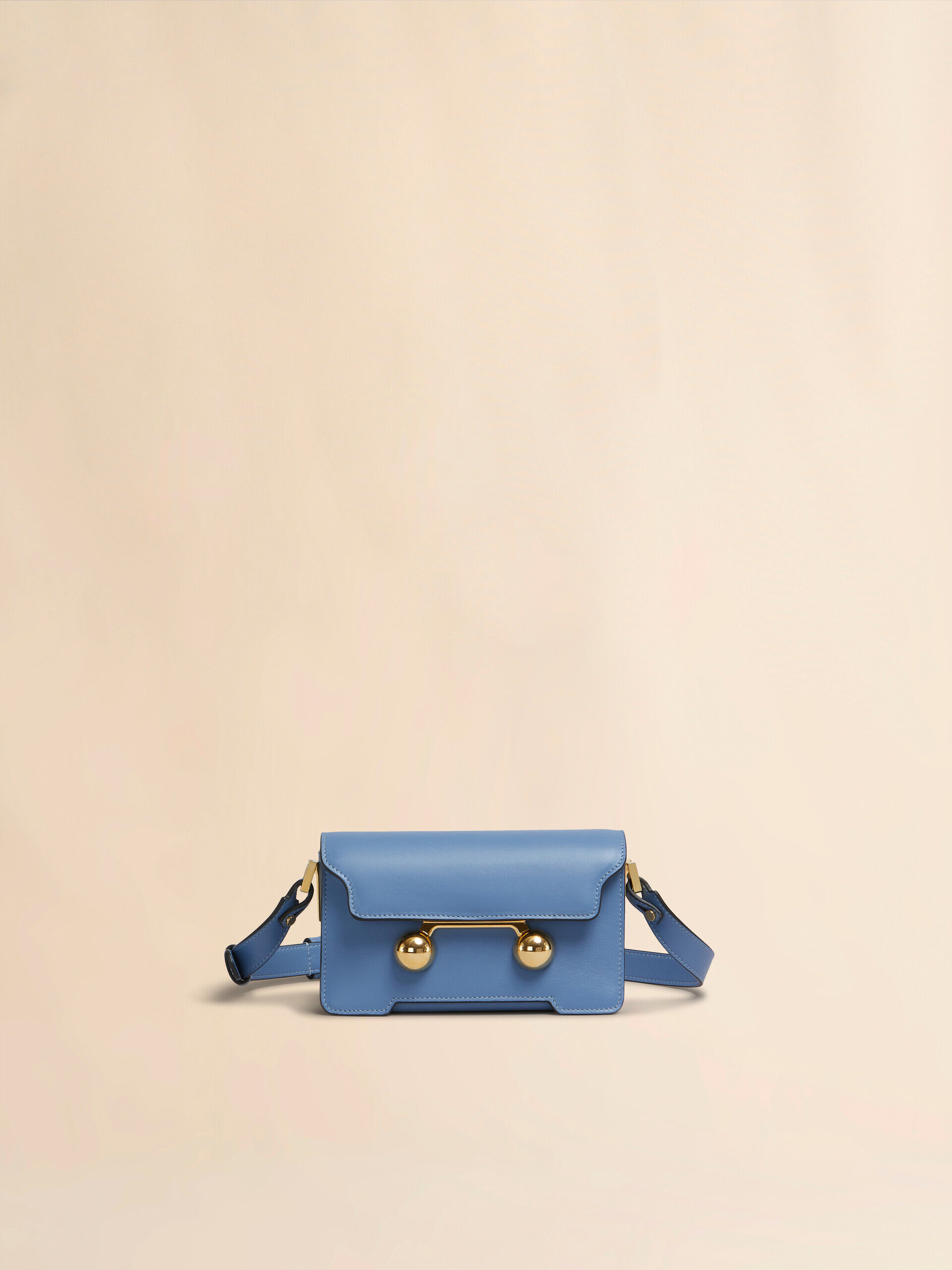 ブルー レザー製 Trunkaroo ミニショルダーバッグ | Marni