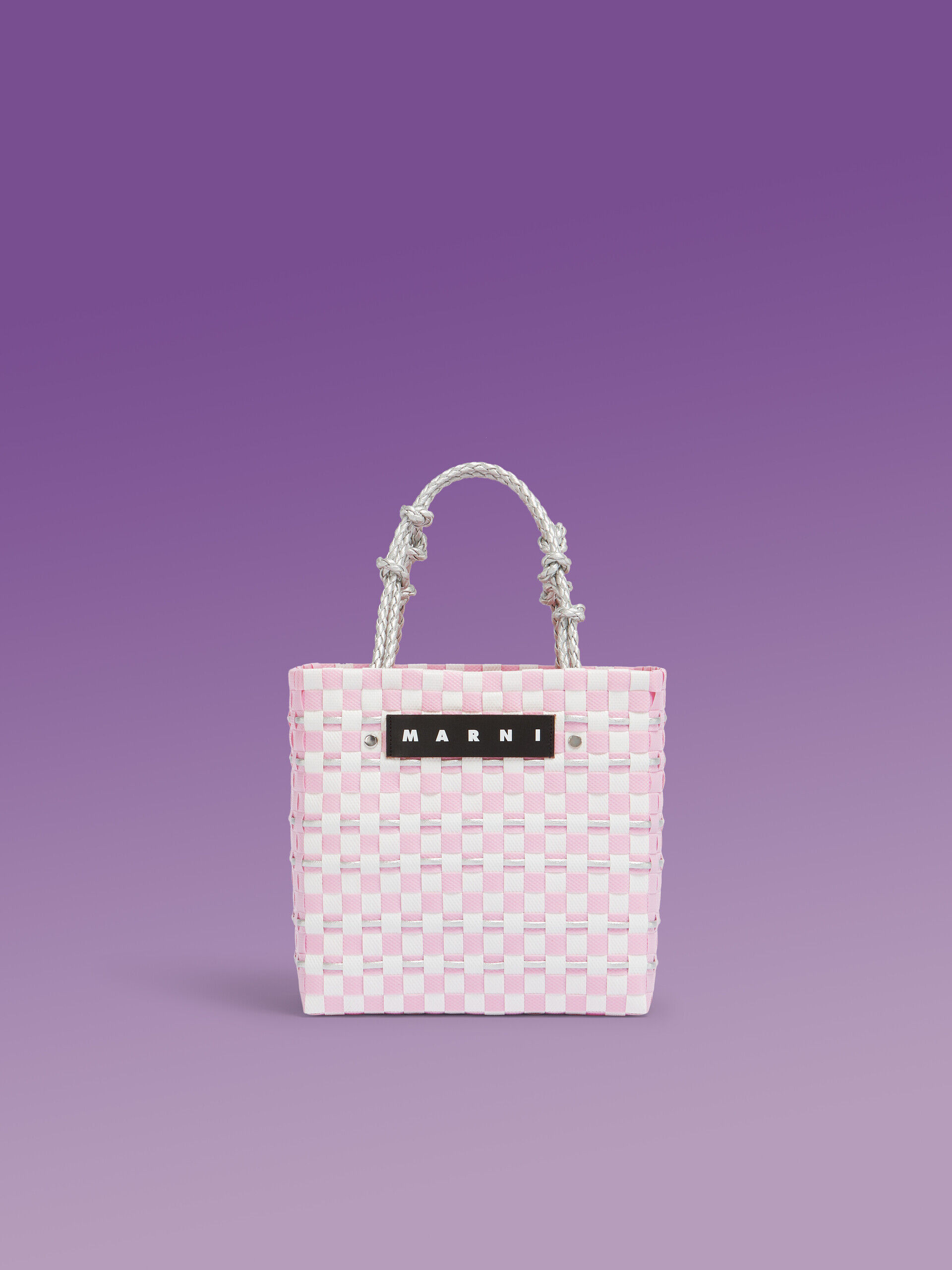 ピンク MARNI MARKET ブレードハンドル バスケットバッグ | Marni