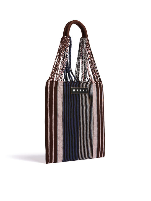 ブルー MARNI MARKET HAMMOCK BAG - ハンドバッグ