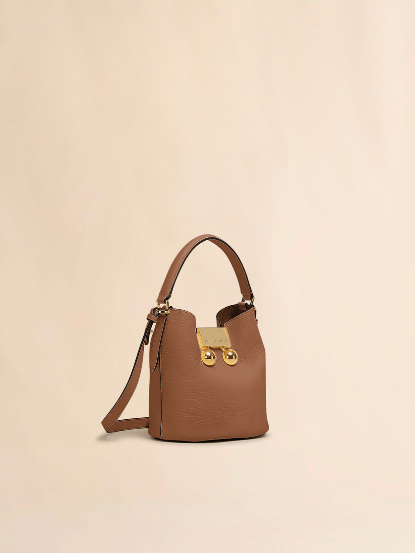 Bolso Trunkaroo de piel marrón - Bolsos de hombro - Image 5