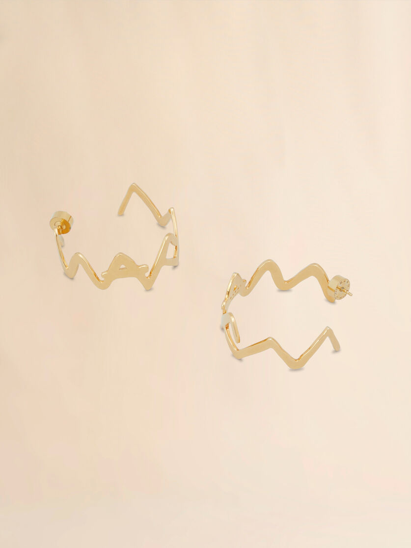 Marni Symbol Ohrringe aus palladiumfarbenem Metall - Ohrringe - Image 4