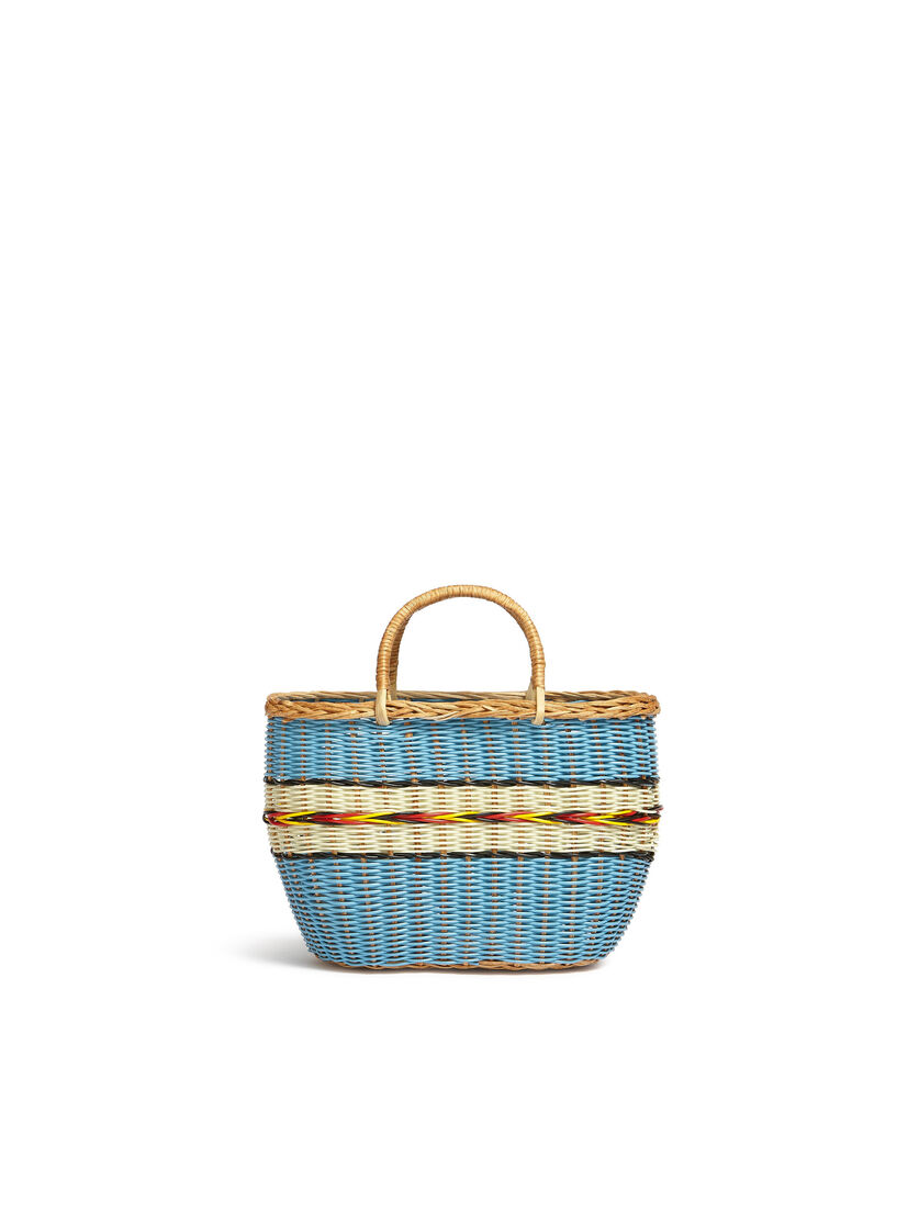 MARNI MARKET bag in multicolor woven material - Shopping Bags - Image 3