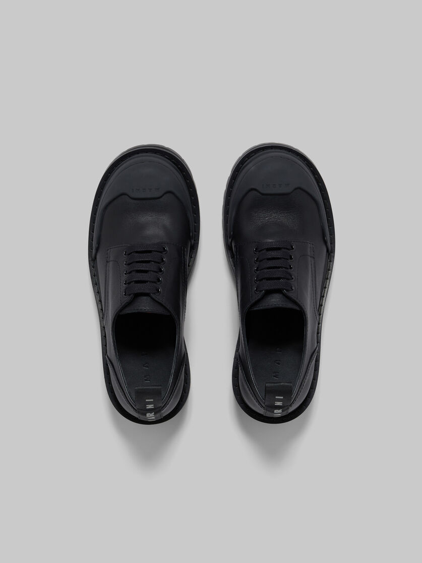 Black leather Dada Army derby shoe | Marni 