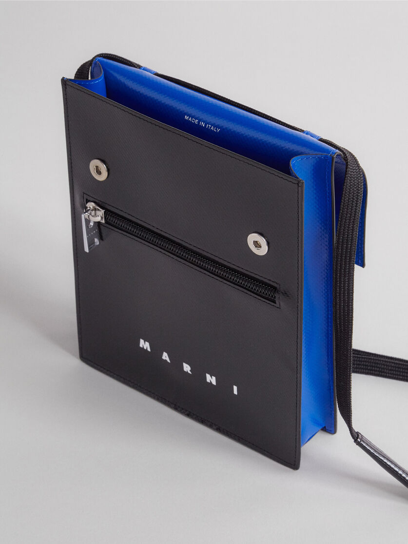 White and silver colour-block messenger bag - Shoulder Bags - Image 4