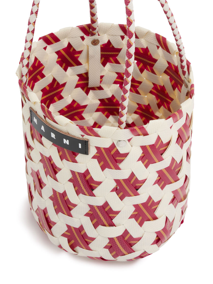 ライトブルー MARNI MARKET シリンダーシェイプ バスケットバッグ - ショッピングバッグ - Image 4