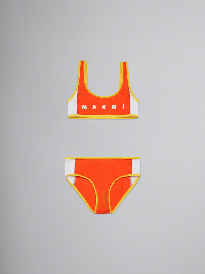 Bikini con motivo color block - NIÑO - Image 1