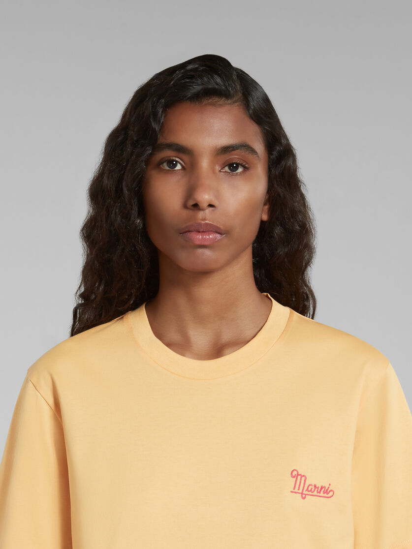 Pack di 3 T-shirt in jersey di cotone con logo ricamato - T-shirt - Image 4