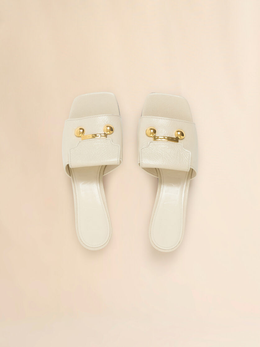 Black leather Trunkaroo sandal - Sandals - Image 4