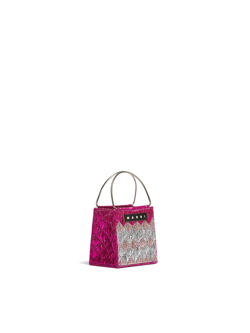 メタリック ブルー ロンバス MARNI MARKET ミニバッグ - ショッピングバッグ - Image 2