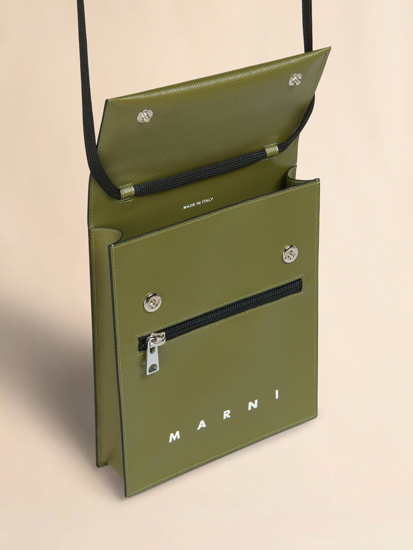 Black pouch with shoelace strap - Shoulder Bags - Image 3