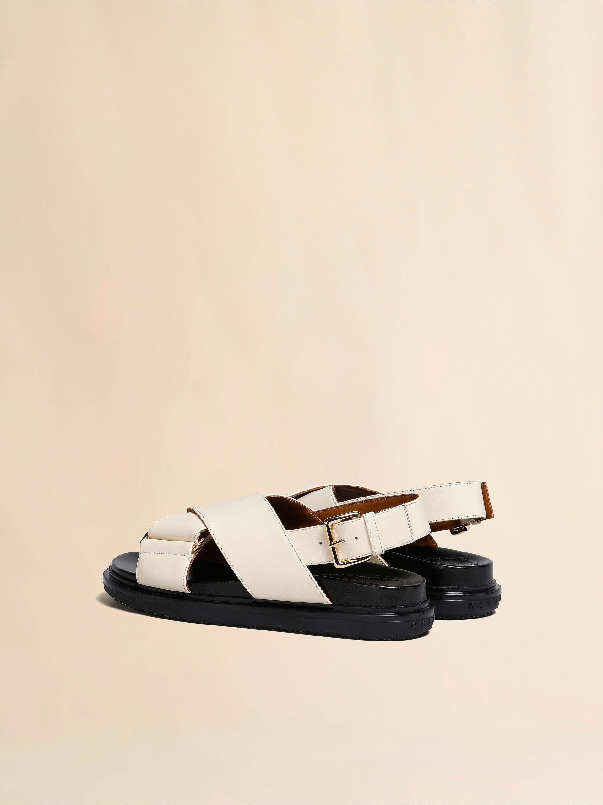 White leather Fussbett | Marni