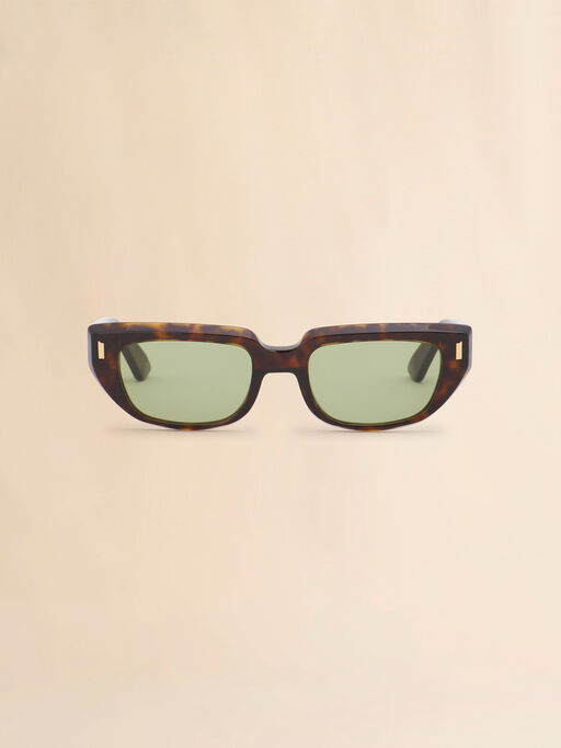 Tortoiseshell acetate Etezea sunglasses - Optical