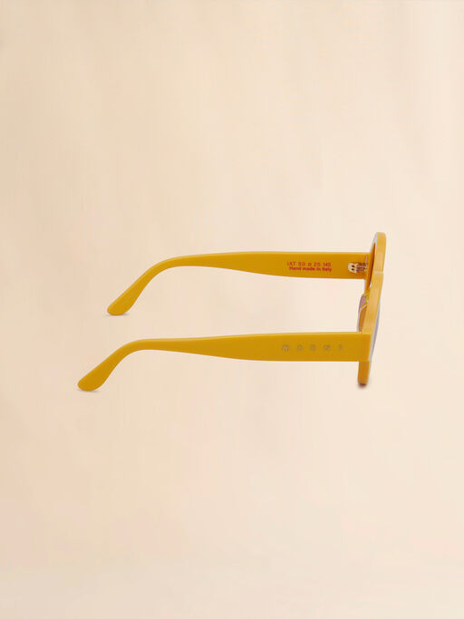Nakagin Tower yellow sunglasses - Optical