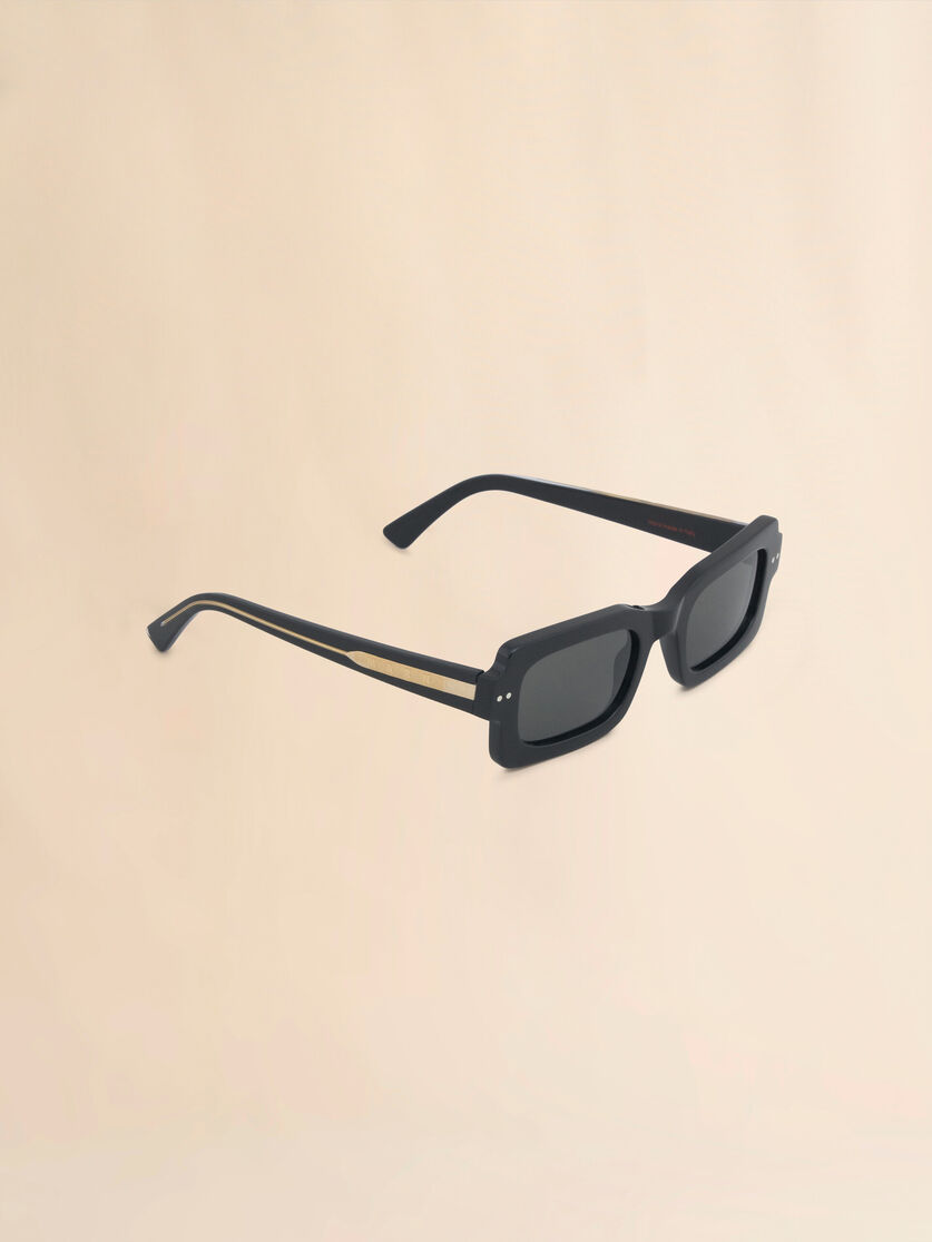 Black acetate LAKE VOSTOK sunglasses - Optical - Image 2