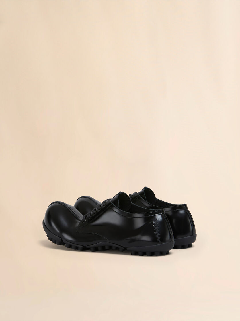 Black patent leather Wave lace up - Lace-ups - Image 3